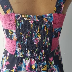 New! BETSEY JOHNSON floral midi dress